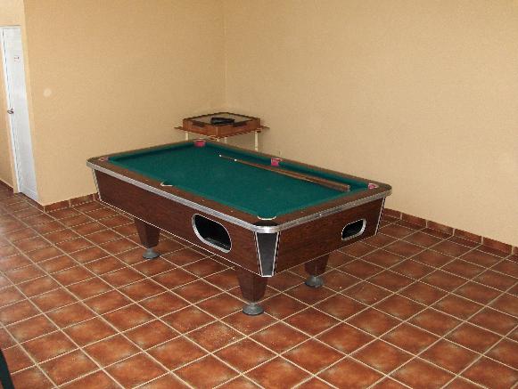 For your entertainment, our facilities have a pool table and two domino tables